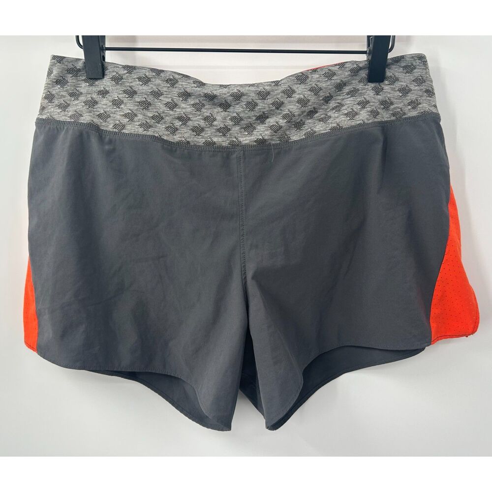 Rabbit Women's Speedster Gray Orange running shorts Size M